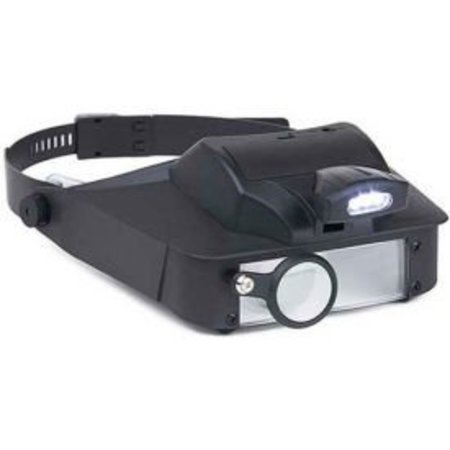 CARSON OPTICAL Carson® LV-10 LumiVisor„¢ LED Lighted 2x/3x/5x/6x Head Worn Magnifier LV-10